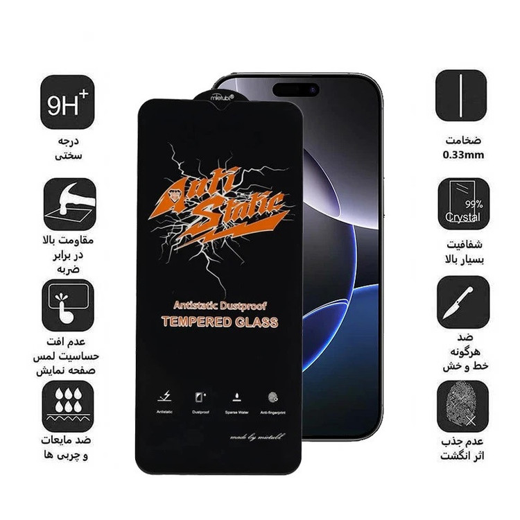 محافظ صفحه نمایش بوک مدل Antistatic Glavers مناسب برای گوشی موبایل اپل iPhone XS Max / 11 Pro Max