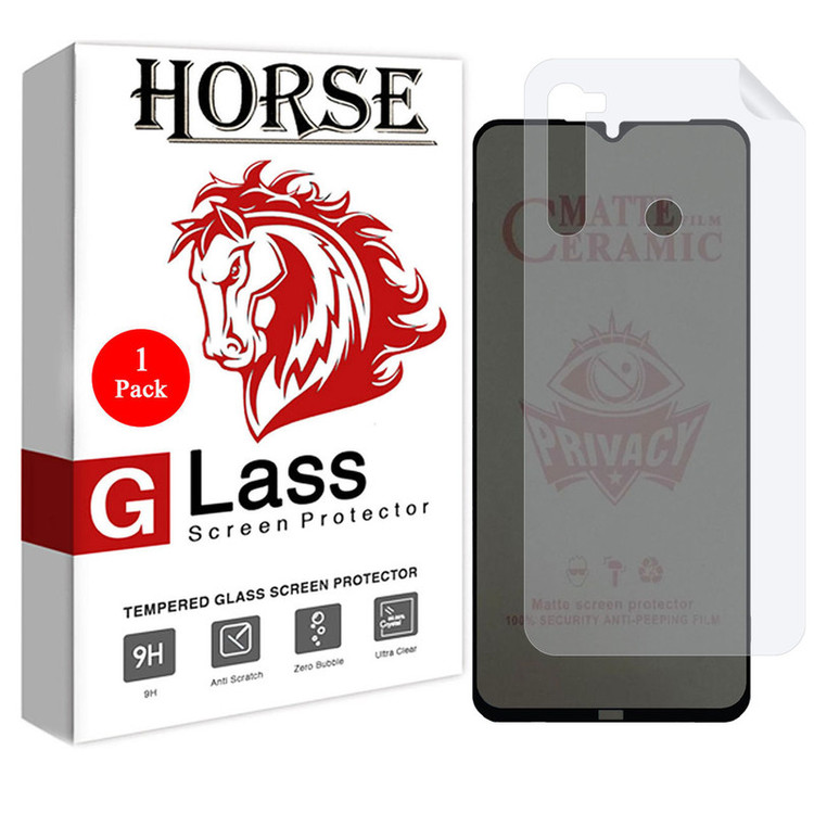 محافظ صفحه نمایش هورس مدل 2CPN مناسب برای گوشی موبایل شیائومی Redmi Note 8 به همراه محافظ پشت گوشی