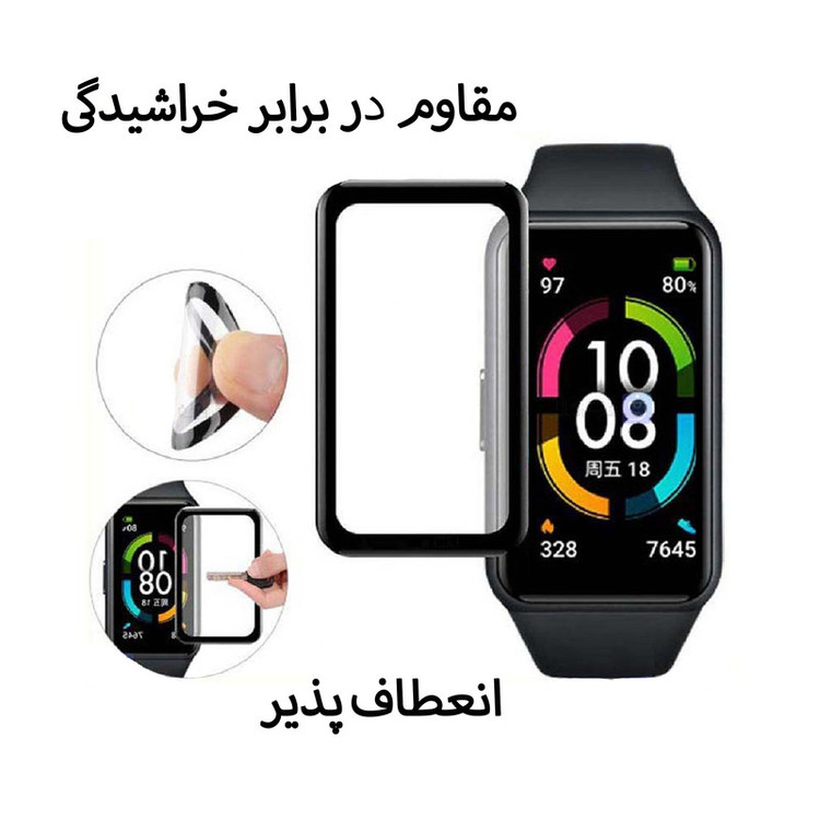 محافظ صفحه نمایش هورس مدل PMMA-H مناسب برای ساعت هوشمند آمازفیت Bip U