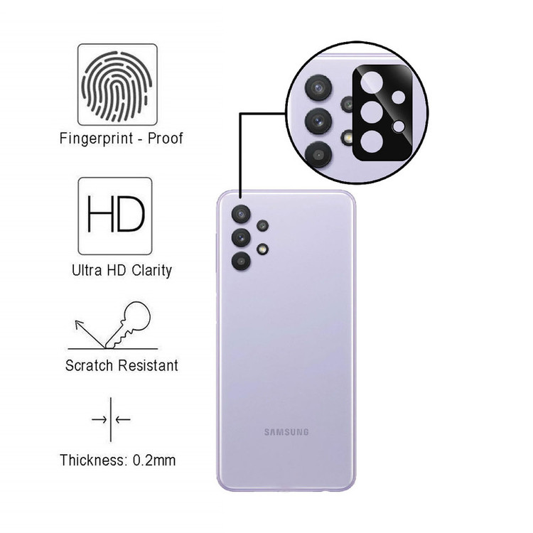 محافظ لنز دوربین هورس مدل L3D-H مناسب برای گوشی موبایل سامسونگ Galaxy A32 5G