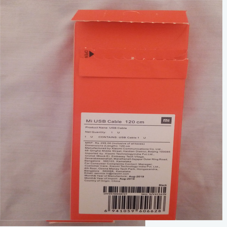 کابل تبدیل usb به microusb مدل fast طول 1.2 متر