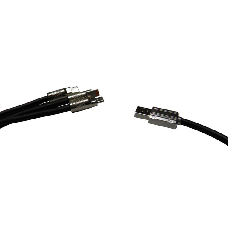 کابل تبدیل USB به microUSB/لایتنینگ/USB-C مدل FAST-CHARGE طول 1 متر