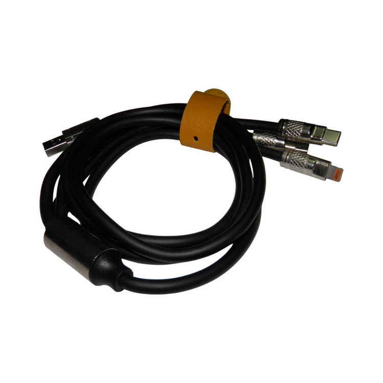 کابل تبدیل USB به microUSB/لایتنینگ/USB-C مدل FAST-CHARGE طول 1 متر
