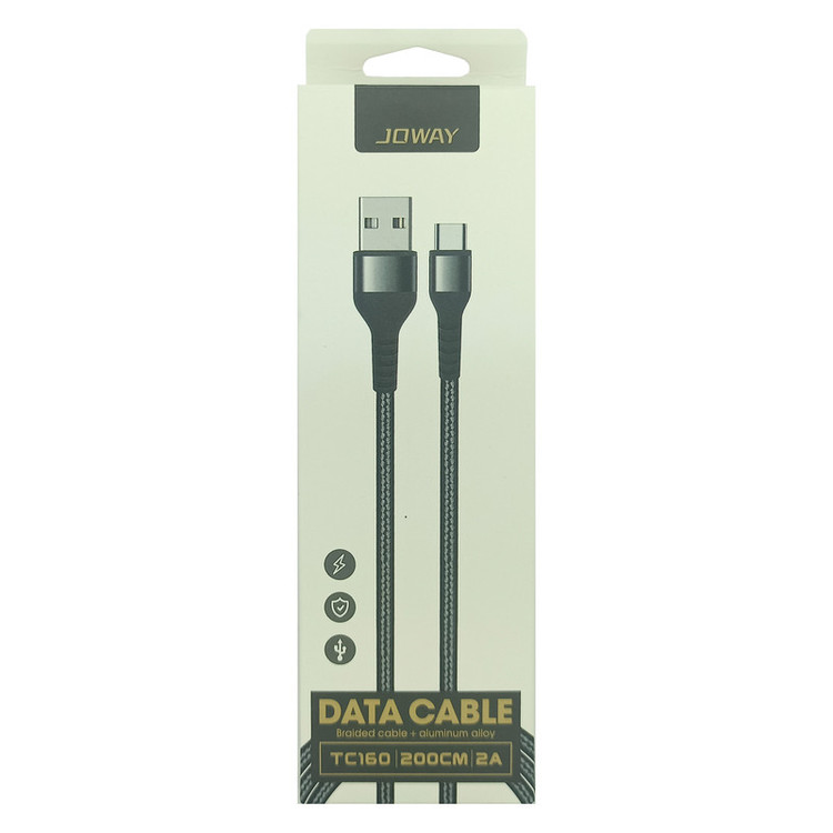 کابل تبدیل USB به USB-C جووی مدل TC160 طول 2 متر