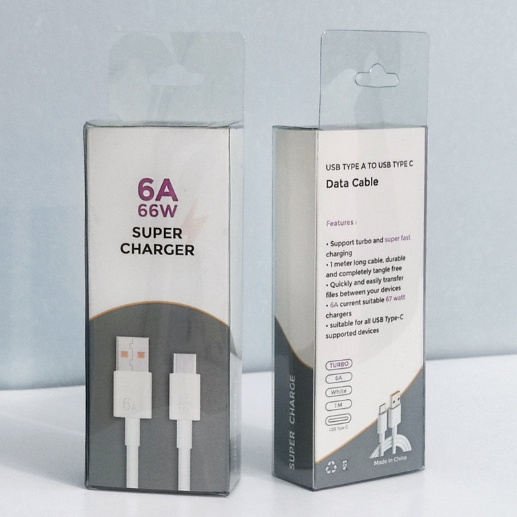 کابل تبدیل USB به USB-C مدل 6A Super Charge طول 1 متر