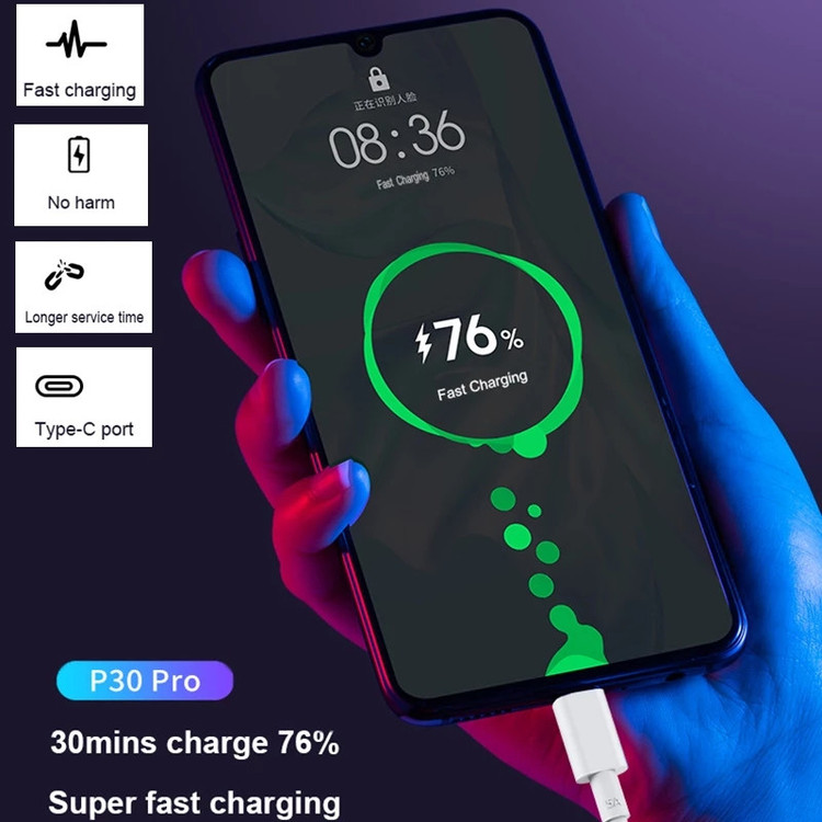 کابل تبدیل USB به USB-C مدل Fast Charge 5A طول 1 متر
