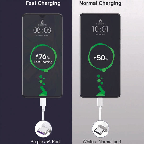 کابل تبدیل USB به USB-C مدل Fast Charge 5A طول 1 متر