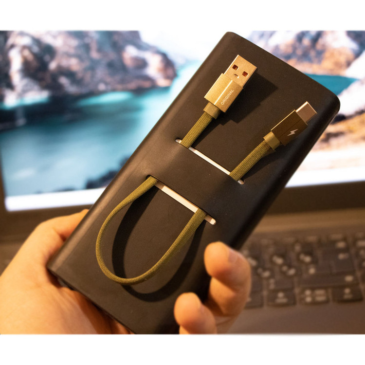 کابل تبدیل USB به microUSB مدل FPC طول 0.25 متر