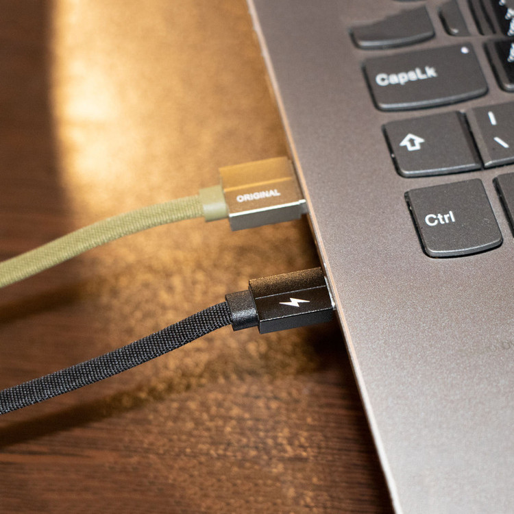 کابل تبدیل USB به microUSB مدل FPC طول 0.25 متر