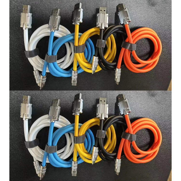 کابل تبدیل USB به USB-C اچ تی ام مدل 6A طول 1.2متر