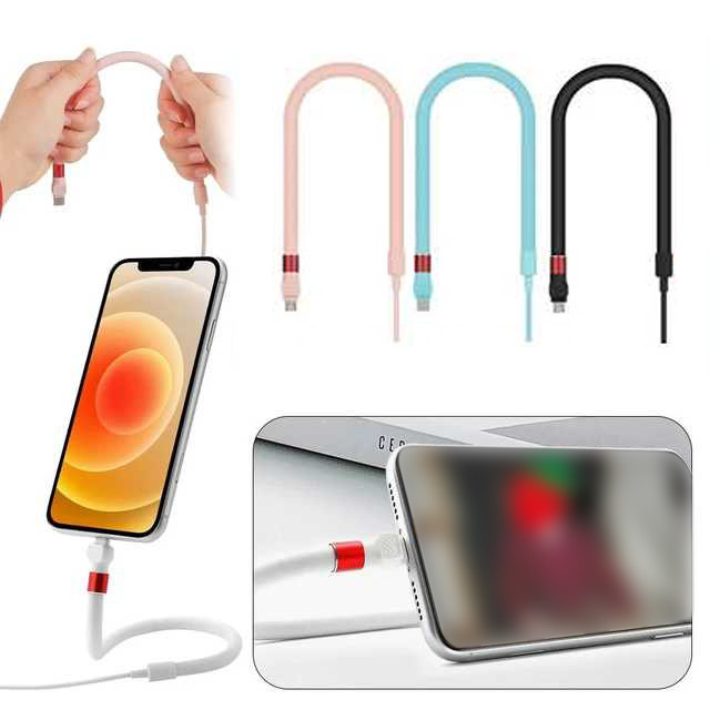 کابل تبدیل USB به USB-C مدل پایه دار طول 1.2 متر