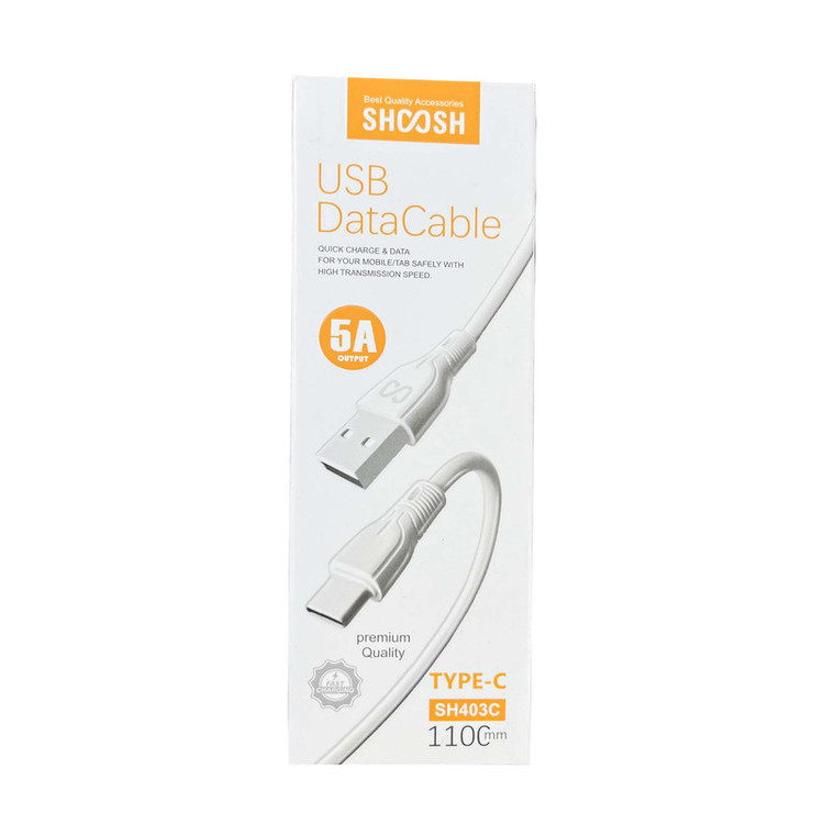 کابل تبدیل USB به USB-C شوش مدل SH403C طول 1.1 متر