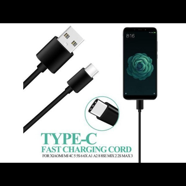 کابل تبدیل USB به USB-C مدل 4C طول 1.2متر