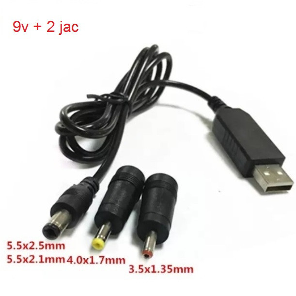 کابل تبدیل USB به DC مدل K3V9