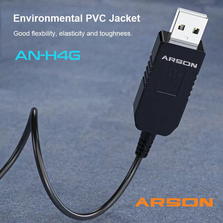 کابل تبدیل USB به DC آرسون مدل AN-H4G طول 1 متر