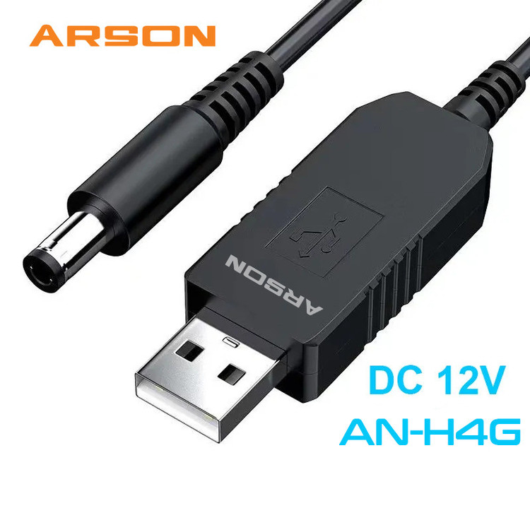 کابل تبدیل USB به DC آرسون مدل AN-H4G طول 1 متر