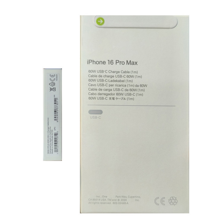 کابل تبدیل USB-C مدل A2795 طول 1 متر