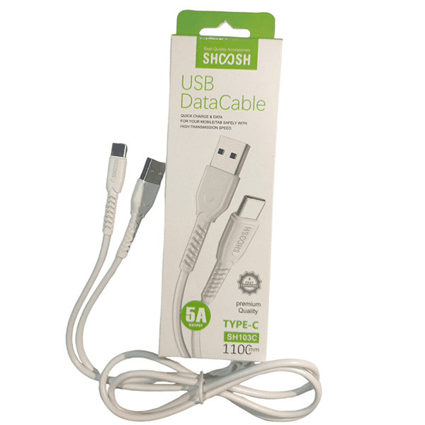 کابل تبدیل USB به USB-C شوش مدل SH103C طول 1 متر