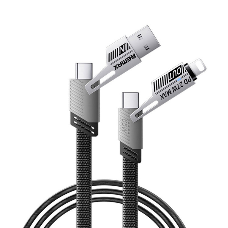 کابل تبدیل USB-C / USB به USB-C / لایتنینگ مدل RC-C189 طول 1 متر