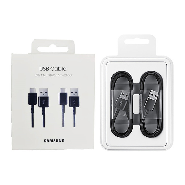 کابل تبدیل USB به USB-C سامسونگ مدل EP-DG930 طول 1.5 متر بسته 2 عددی
