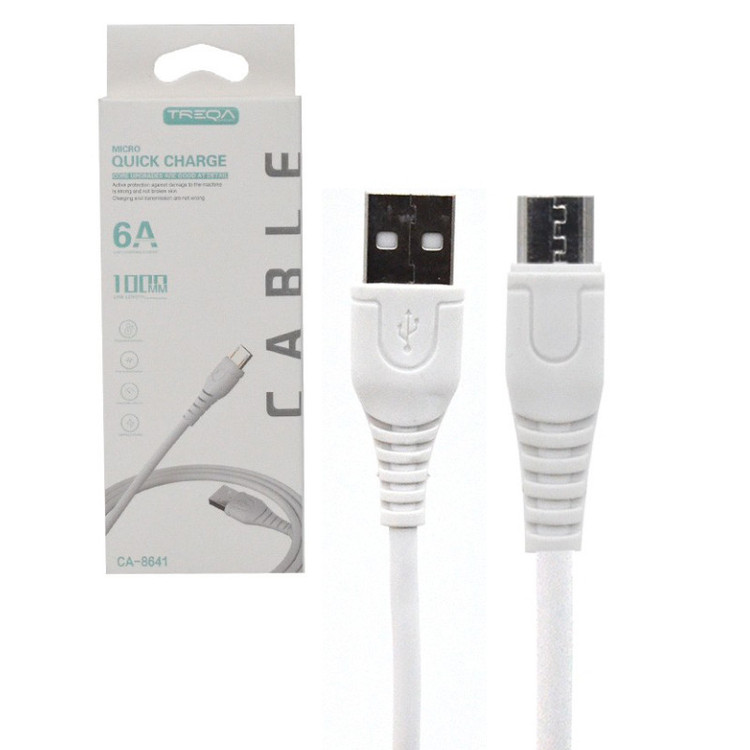 کابل تبدیل USB به MicroUSB ترکا مدل CA-8641 طول 1 متر