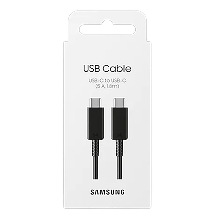 کابل تبدیل USB-C به USB-C سامسونگ مدل 1.8 متری - 5 آمپر