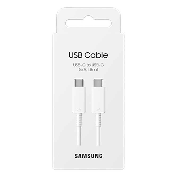 کابل تبدیل USB-C به USB-C سامسونگ مدل 1.8 متری - 5 آمپر