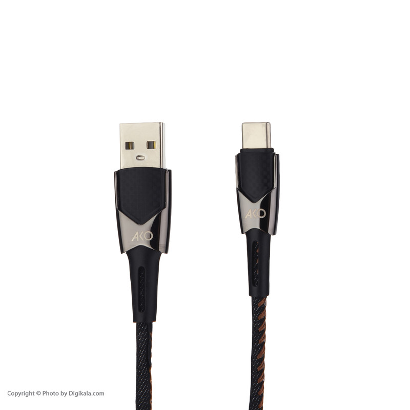 کابل تبدیل USB به USB-C آکو مدل AC-13 طول 1 متر