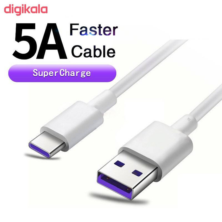 کابل تبدیل USB به USB-C مدل 5A طول 0.9 متر