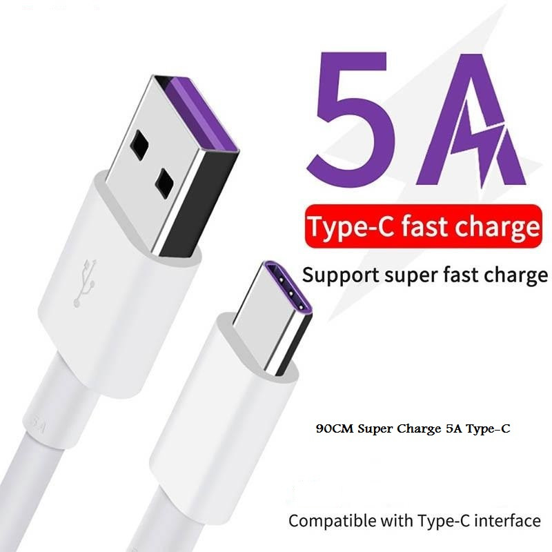 کابل تبدیل USB به USB-C مدل 5A طول 0.9 متر