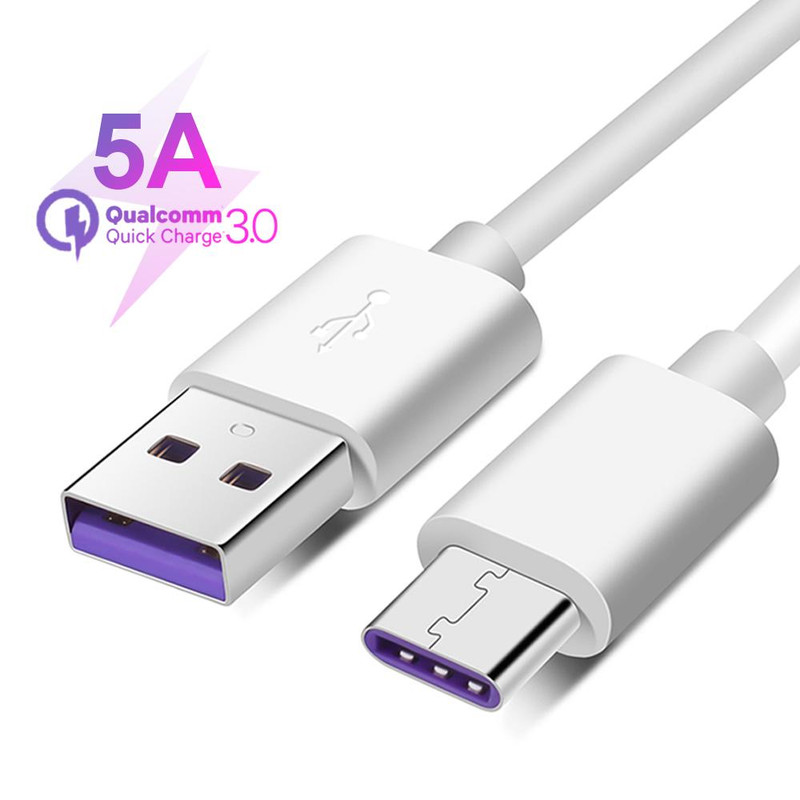 کابل تبدیل USB به USB-C مدل 5A طول 0.9 متر