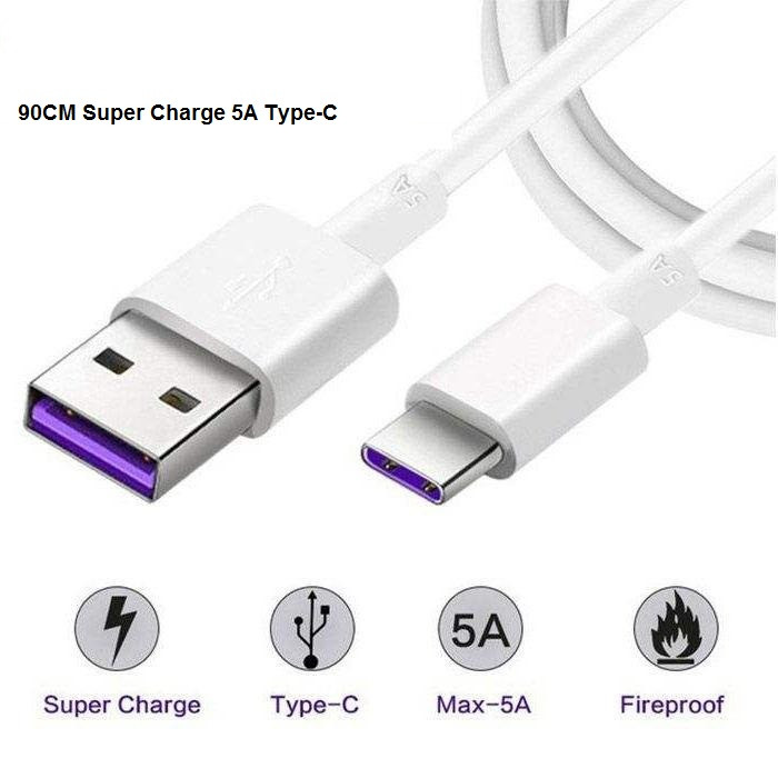 کابل تبدیل USB به USB-C مدل 5A طول 0.9 متر