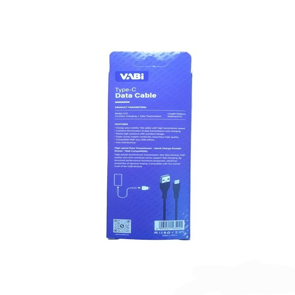 کابل تبدیل USB به USB-C وابی مدل CA7 طول 1 متر