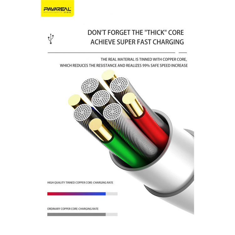 کابل تبدیل USB به MicroUSB مدل DC-125 طول 1 متر