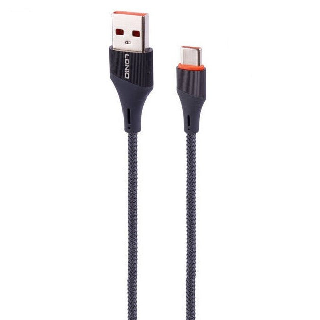 کابل تبدیل USB به USB-C الدینو مدل LS641 FAST CHARGE طول 1 متر