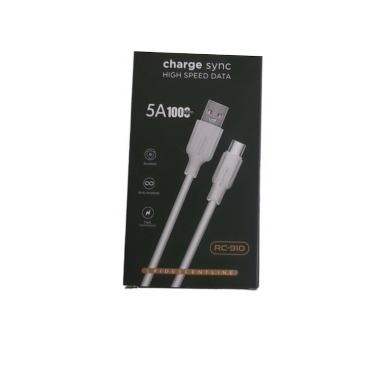 کابل تبدیل USB به USB-C مدل CHARGE SYNC fast5A طول 1 متر
