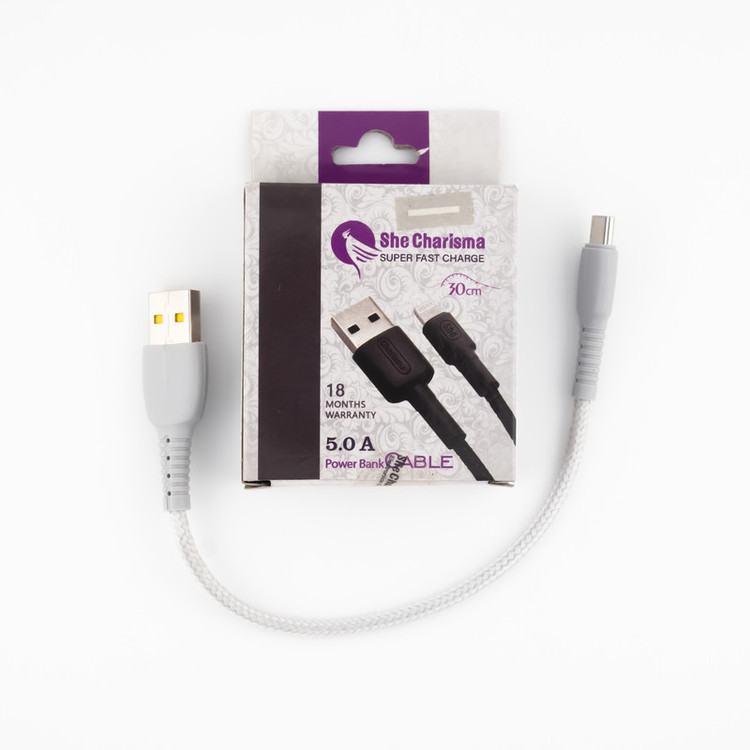 کابل تبدیل USB به microUSB شی کاریزما مدل payam طول 0.3 متر