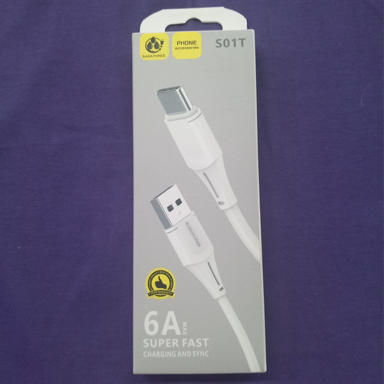 کابل تبدیل USB به USB-C مدل 90 S01T طول 1 متر