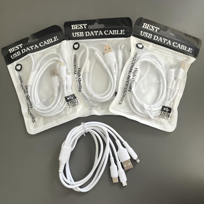 کابل تبدیل USB به microUSB / لایتنینگ / USB-C مدل UDC طول 1.2 متر
