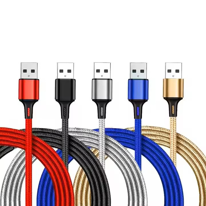 کابل تبدیل USB به micro USB / لایتنینگ / USB-C مدل best 3in1 طول 1.2 متر