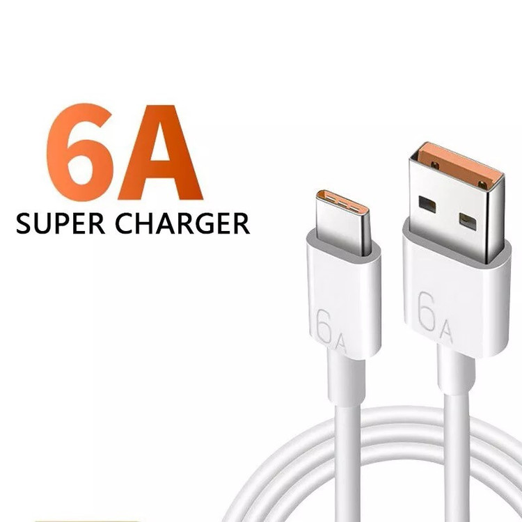 کابل تبدیل USB به USB-C مدل 6A طول 1 متر