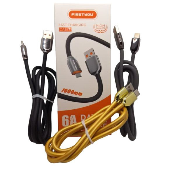 کابل تبدیل USB به USB-C فرست یو مدل F-003 طول 1 متر