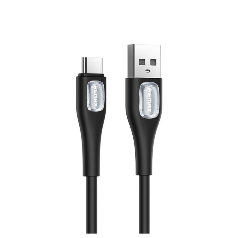 کابل تبدیل USB به USB-C ریمکس مدل Fast Charge Crystal طول 1 متر