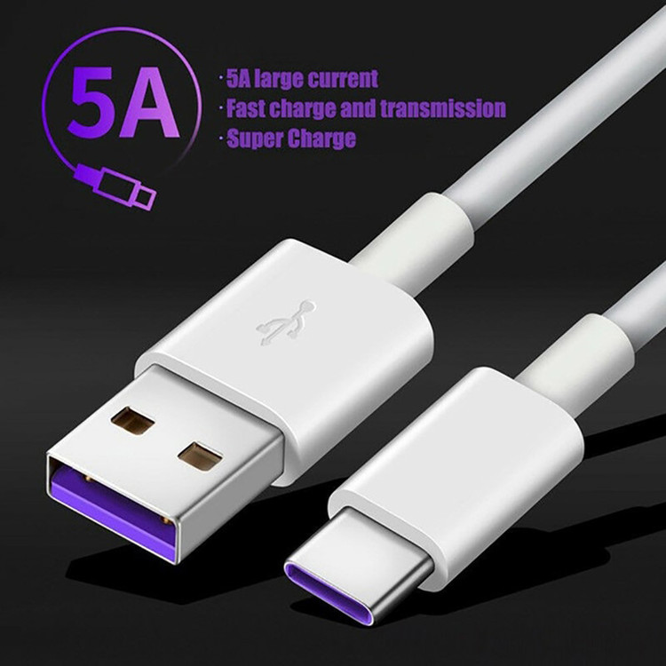 کابل تبدیل USB به USB-C مدل PURPLE-5A طول 1 متر