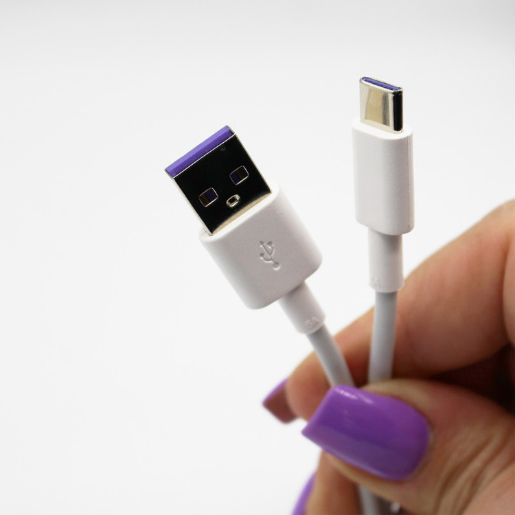 کابل تبدیل USB به USB-C مدل PURPLE-5A طول 1 متر