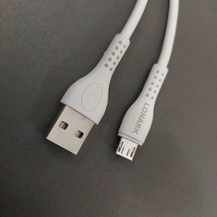 کابل تبدیل USB به microUSB لنارک مدل SUPER FAST CHARGE LC10A طول 1.1متر