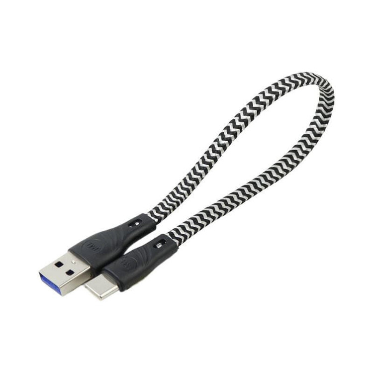 کابل تبدیل USB به USB-C کن شین دا مدل C200 طول 0.25 متر