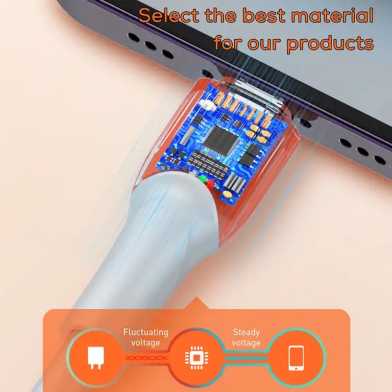 کابل تبدیل USB به USB-C الدینیو مدل LS-601 طول 1 متر