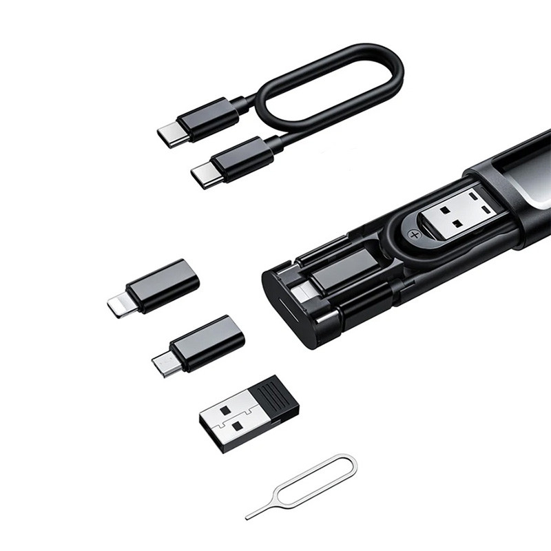 کابل تبدیل USB-C/USB به Lightning/USB-C/Micro USB مک دودو مدل Box با طول 0.3 متر