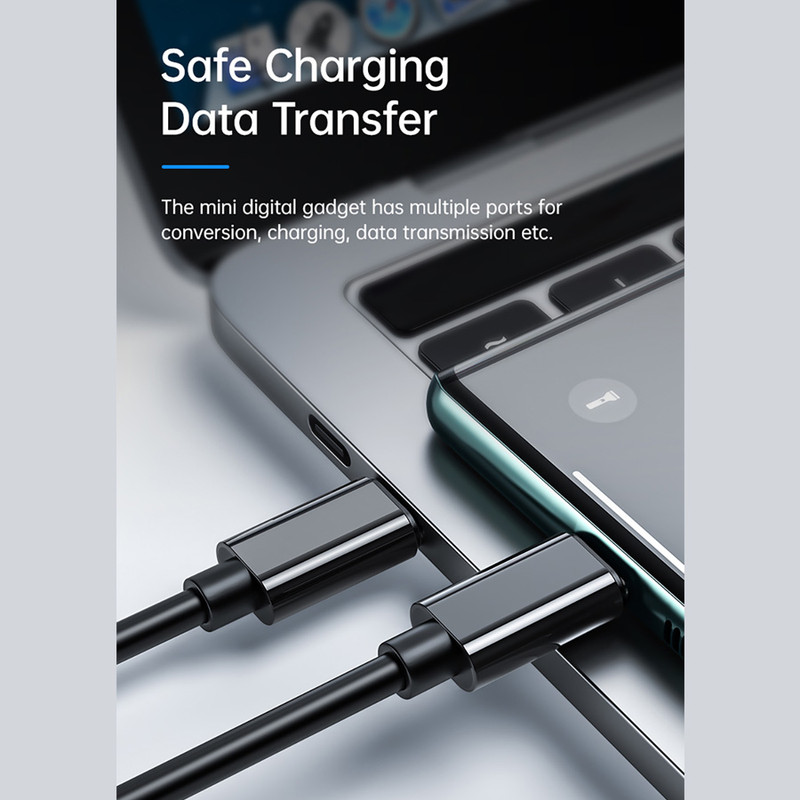 کابل تبدیل USB-C/USB به Lightning/USB-C/Micro USB مک دودو مدل Box با طول 0.3 متر